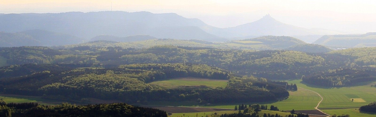 Blick auf Hohenzollern aus der Luft