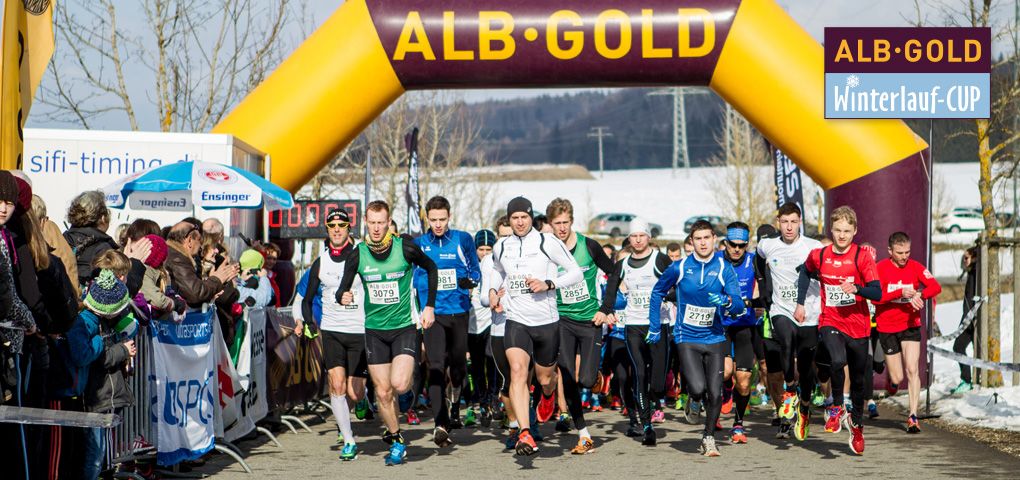 1. Lauf in Reutlingen - 13. ALB-GOLD Winterlauf-Cup 2016