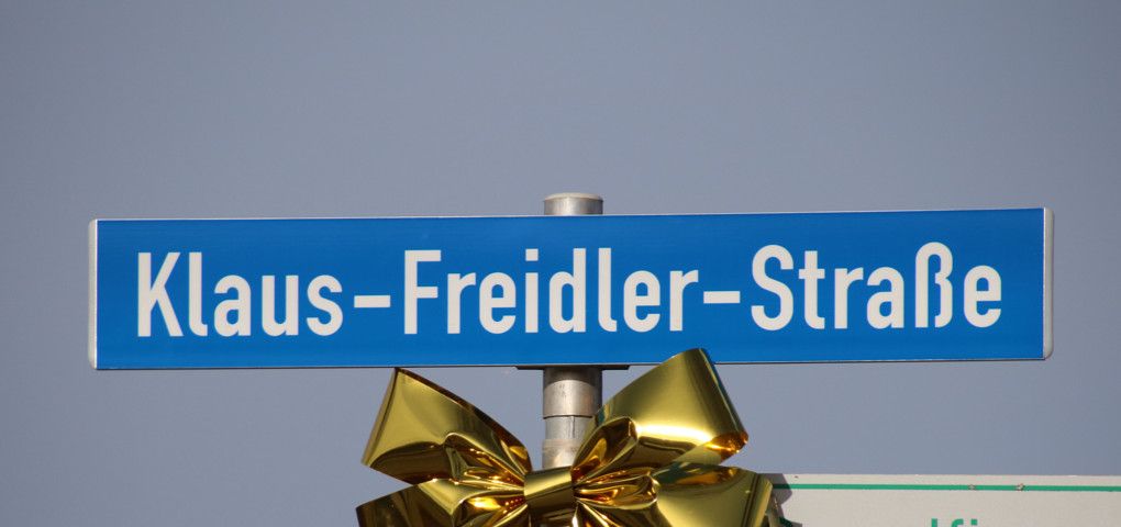 Aus Grindel wird Klaus-Freidler-Straße